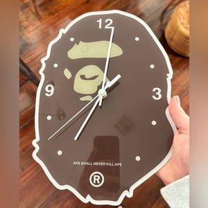 Bathing ape clock